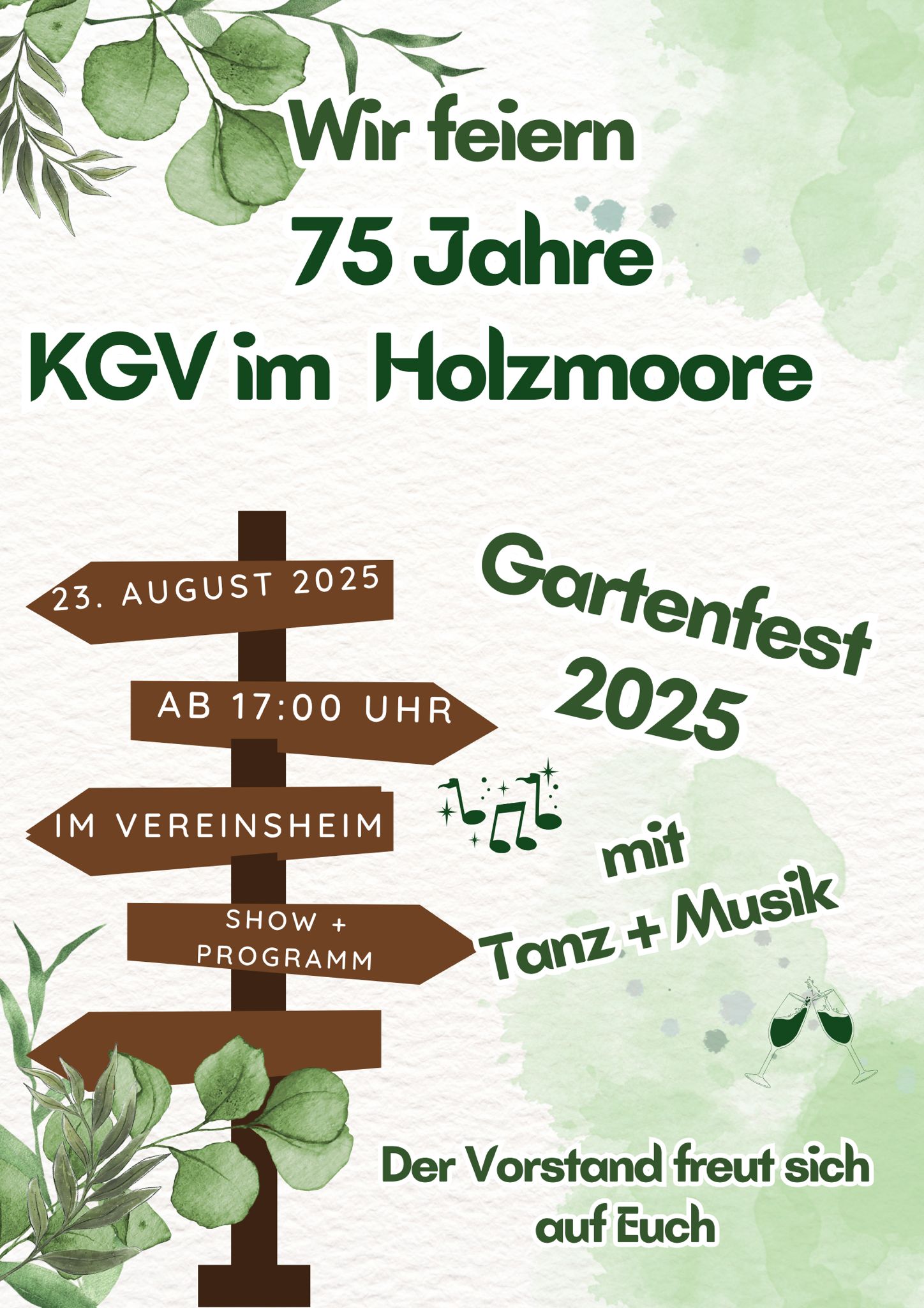 Einladung Gartenfest KGV im Holzmoore e.V.