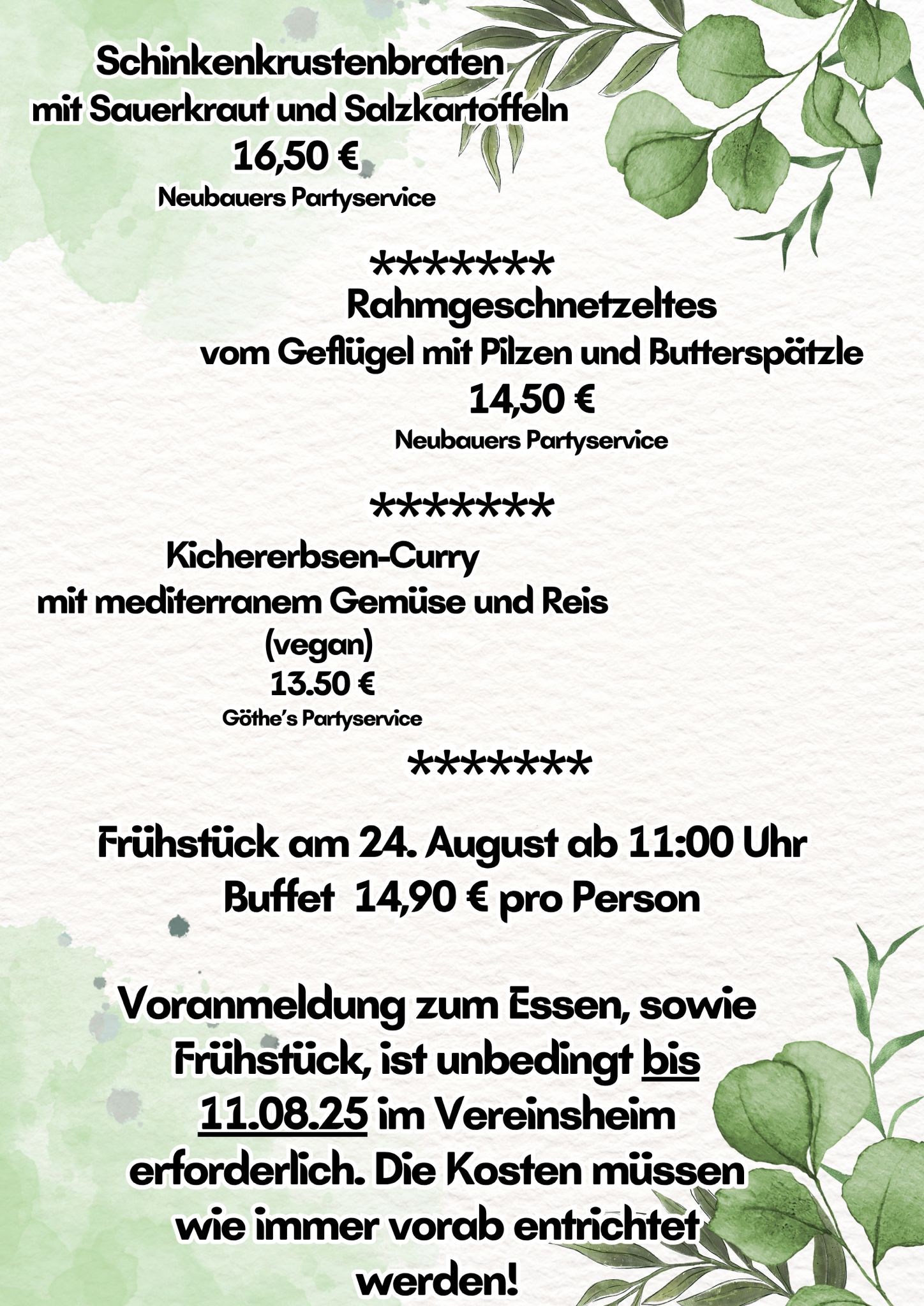 Einladung Gartenfest KGV im Holzmoore e.V.