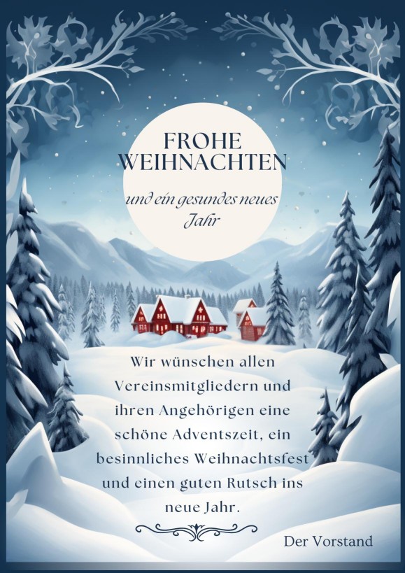 Weihnachtsgruss 2025 KGV im Holzmoore e.V.