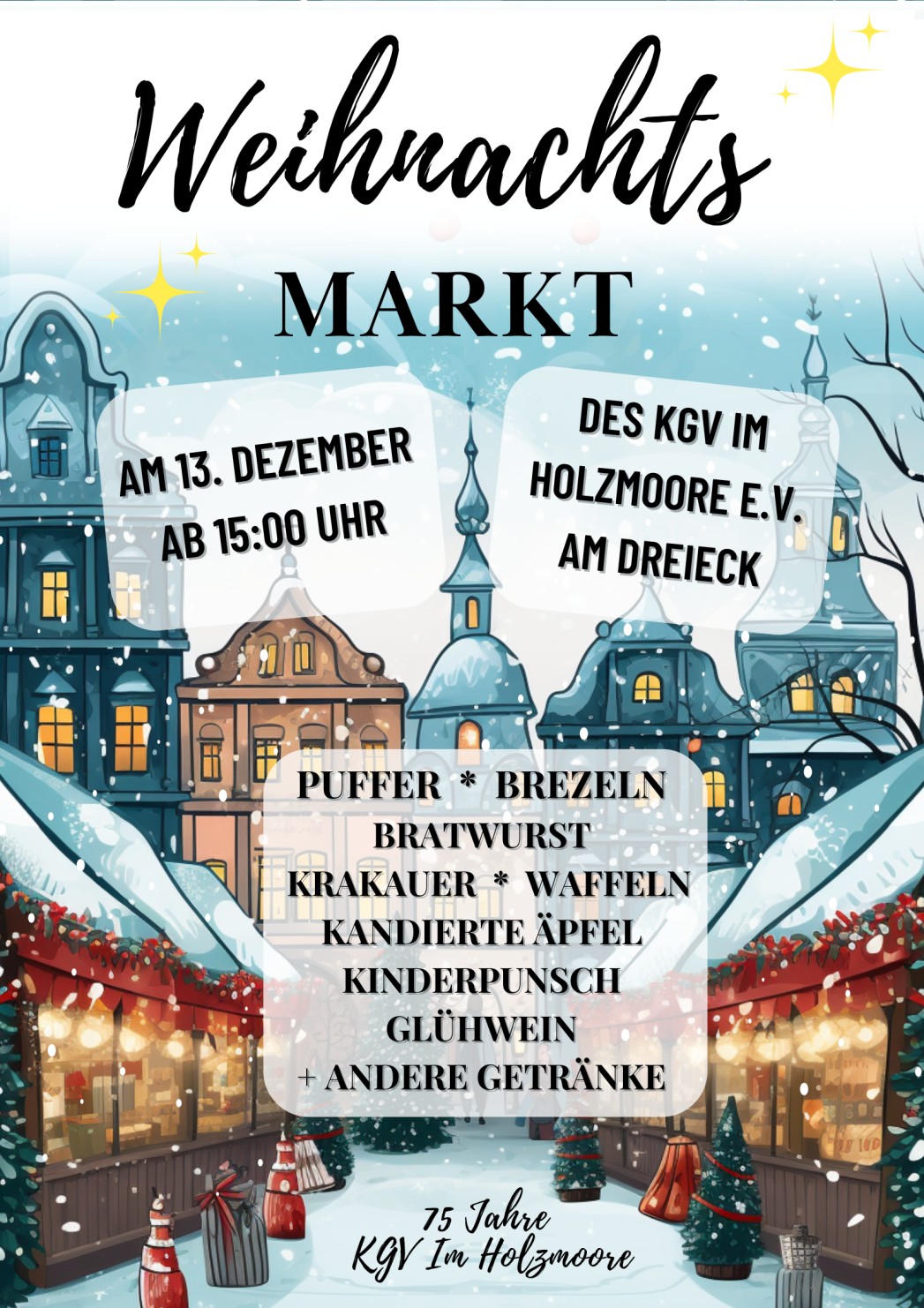 Einladung Weihnachtsfest KGV im Holzmoore e.V.